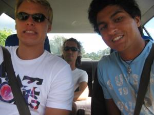 Three Naki Boys on road